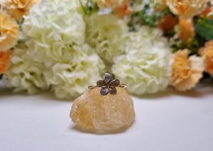 9ct Two-Tone Gold Flower Ring TW370866