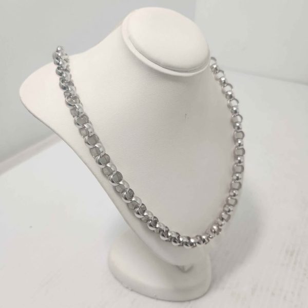 9CT WHITE GOLD NECKLACE #GN326857 - Image 8