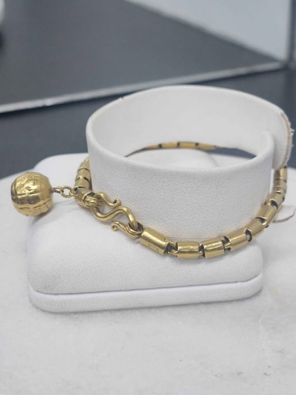 24CT YELLOW GOLD BRACELET #GN390396 - Image 8