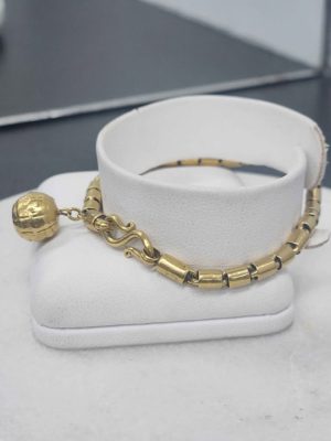 24CT YELLOW GOLD BRACELET #GN390396