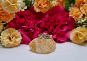 9ct Yellow Gold Diamond Bridal Set TW377614