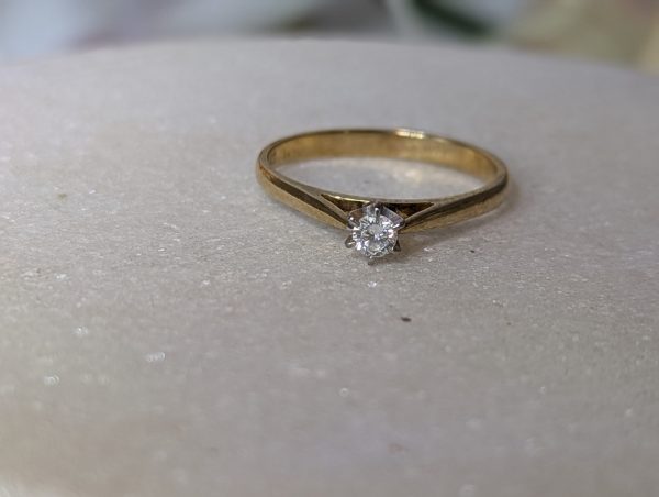 Ladies 9ct Gold Diamond Ring - BP343171 - Image 8