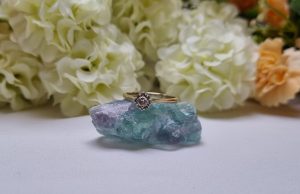 14ct Yellow Gold Solitaire Ring TW382669