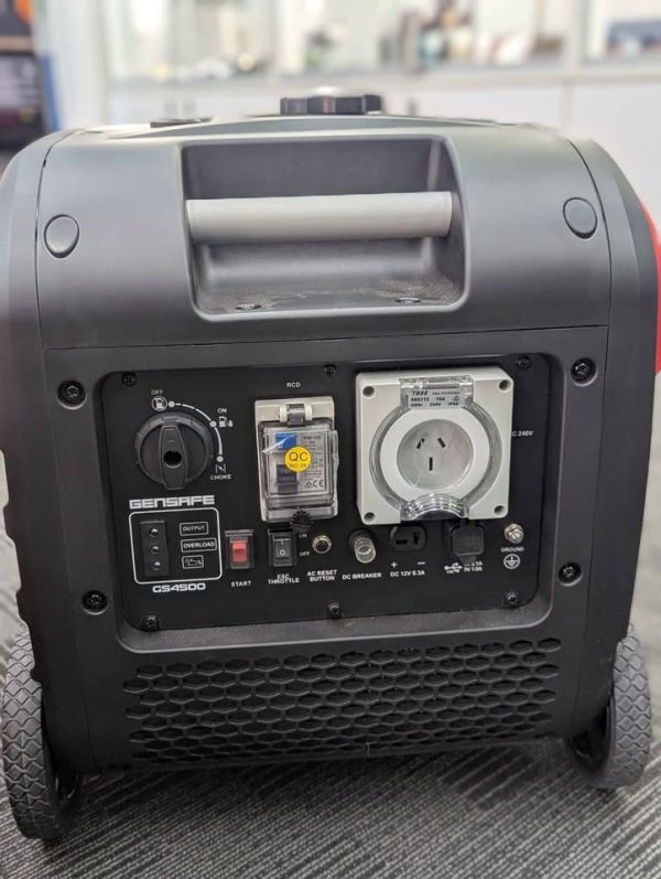 GenSafe 4.5KW Petrol Portable Inverter Generator (GS4500) - BP387933 - Image 5