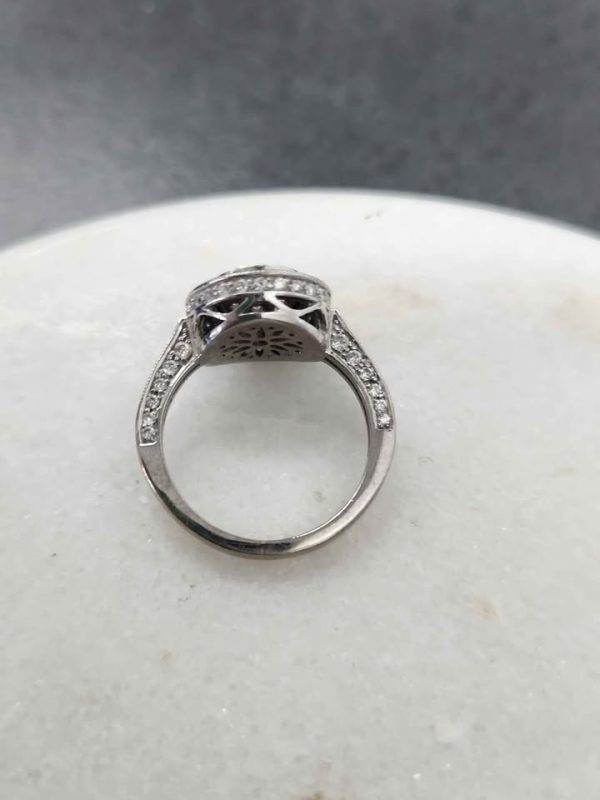 18CT WHITE GOLD DIAMON RING #GN355455 - Image 6