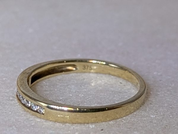 Ladies 9ct Gold Diamond Ring - BP387527 - Image 3