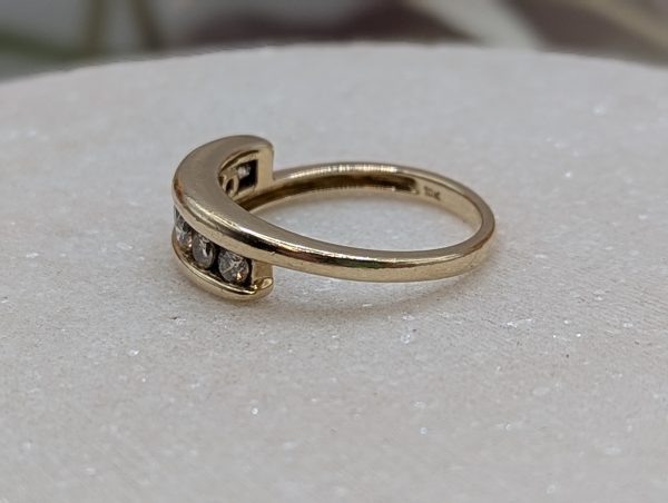 Ladies 10CT Yellow Gold Diamond Ring (3.0gms) - BP349275 - Image 5