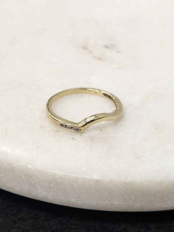 9CT YELLOW GOLD RING #GN386188 - Image 4