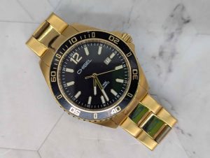 Mens Chisel Gold-Tone Watch (5829026) - BP385124