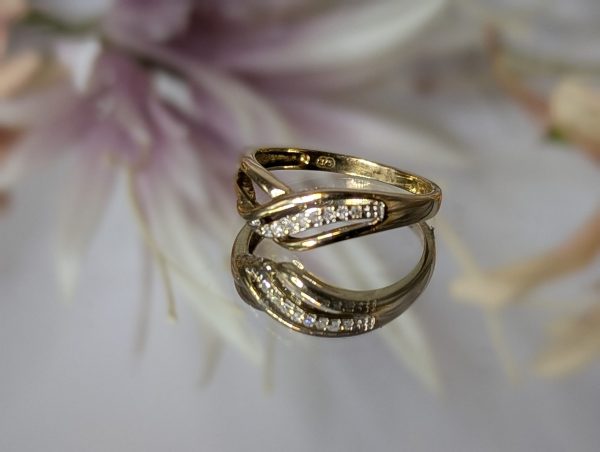 Ladies 9ct Gold Diamond Ring - BP370830 - Image 8