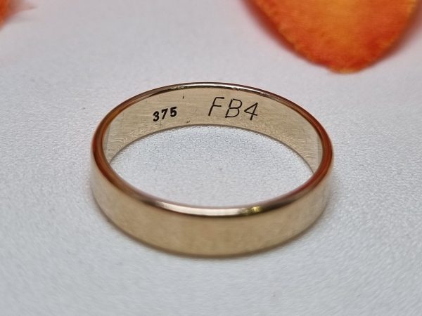 9ct Yellow Gold Band TW382671 - Image 6
