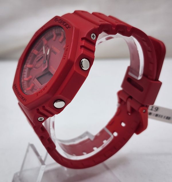 Casio G-SHOCK Men's Resin Analogue Digital Watch GA2100 Red - IP389884 - Image 9