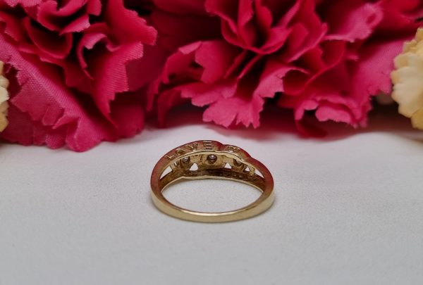 9ct Yellow Gold Three-Stone Ring TW369926 - Image 5