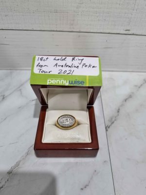 18CT YELLOW GOLD APT RING TW384462