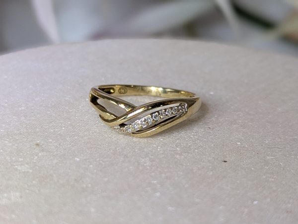 Ladies 9ct Gold Diamond Ring - BP370830 - Image 10