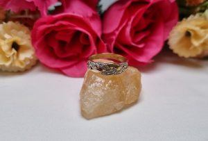 9ct Yellow Gold Weave-Pattern Ring TW378816
