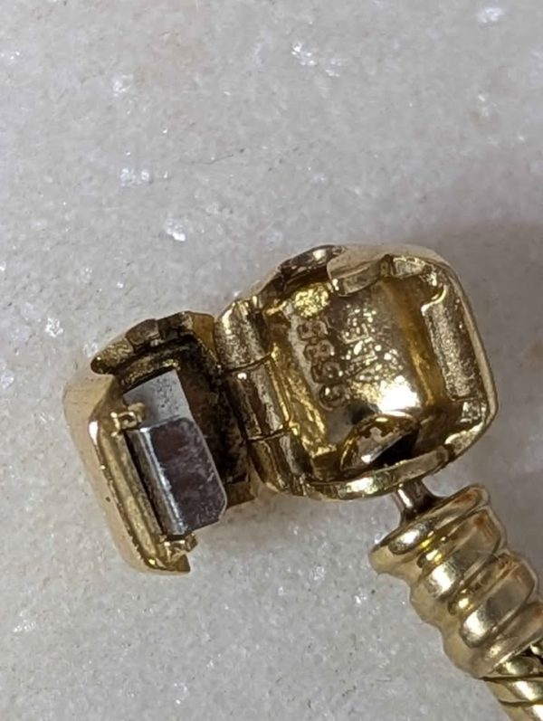 Ladies Pandora 14ct Yellow Gold Charm Bracelet (17.79gms) - BP342131 - Image 3