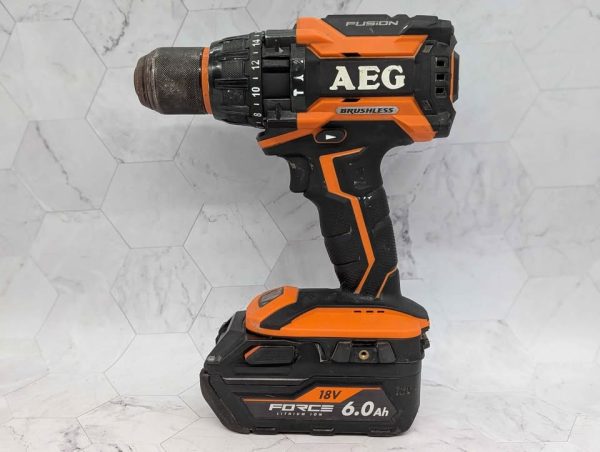 AEG 18V Brushless Hammer Drill w/ 6.0Ah Battery - BP391388 - Image 2