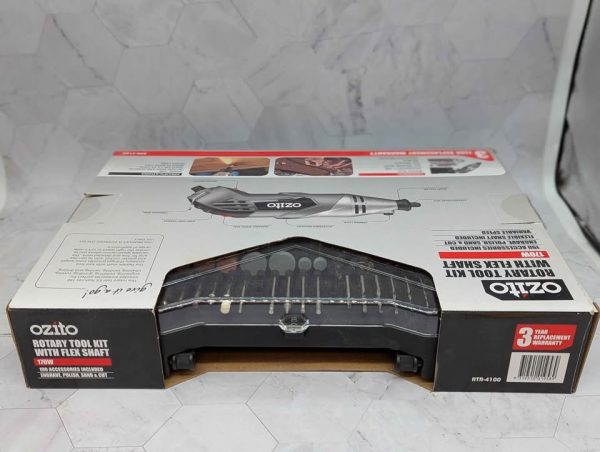 Sealed Ozito 170W Rotary Tool Kit With Flex Shaft (RTR-4100) - BP389919 - Image 7