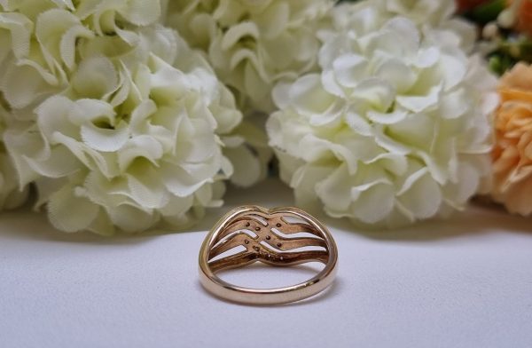 9ct Yellow Gold Channel Set Weave Ring TW370879 - Image 10