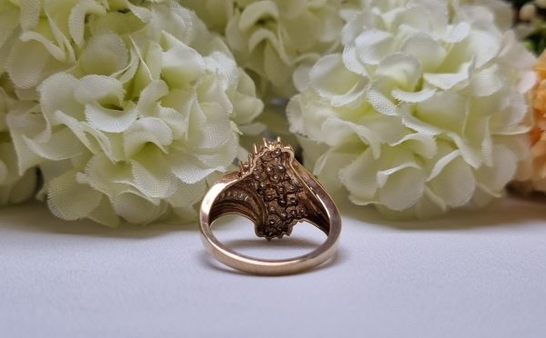 9ct Yellow Gold Cluster Ring TW385555 - Image 4