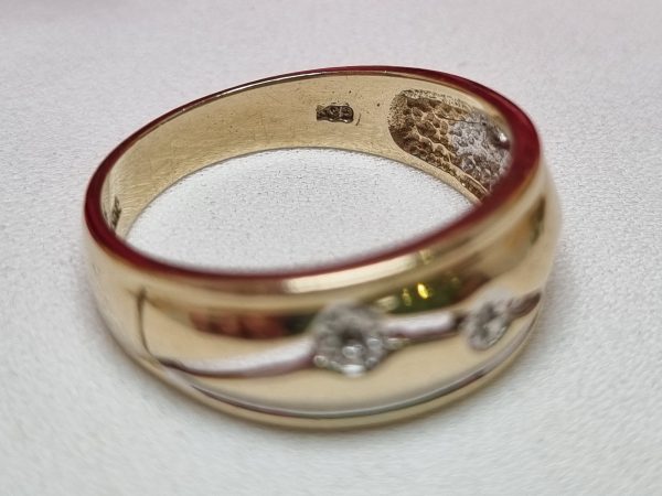 9ct Yellow Gold Diamond Band TW369805 - Image 5