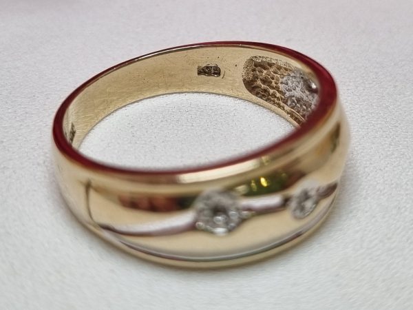 9ct Yellow Gold Diamond Band TW369805 - Image 11