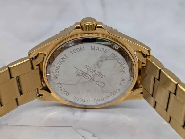 Mens Chisel Gold-Tone Watch (5829026) - BP385124 - Image 9