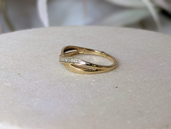 Ladies 9ct Gold Diamond Ring - BP370710 - Image 7