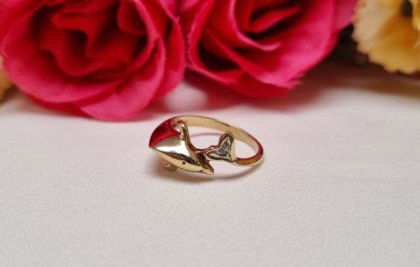 9ct Yellow Gold Dolphin Band TW341847 - Image 5