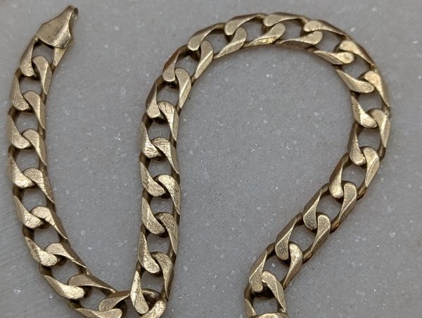 Men's 9CT Gold Curblink Bracelet (15.1gms) - BP385449 - Image 5