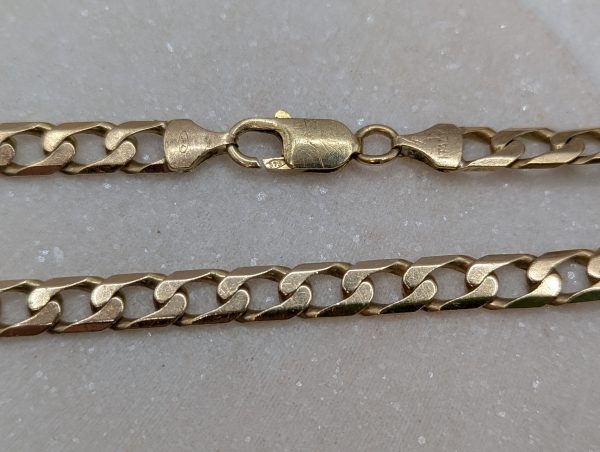 Men's 9CT Gold Curblink Bracelet (15.1gms) - BP385449 - Image 2