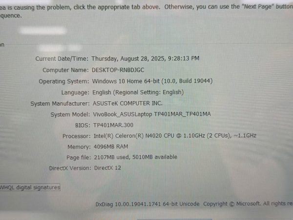 ASUS Vivobook Flip 14 2-in-1 Laptop (Celeron N4020, 4GB, 115GB) - BP384273 - Image 7