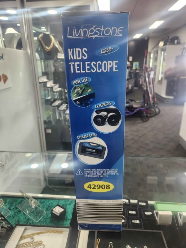 KIDS LIVINGSTONE TELESCOPE IN BOX #GN387308 - Image 3