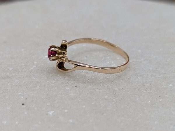 Ladies 10CT Yellow Gold Stone Ring (1.0grm) - BP384410 - Image 4
