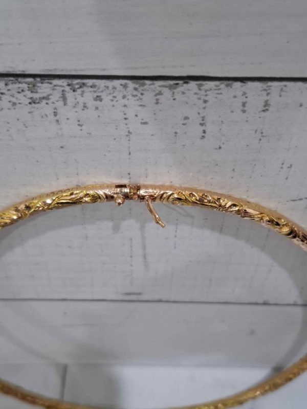 14CT YELLOW GOLD PATTERNED NECKLACE TW389335 - Image 11