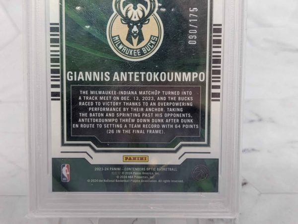 PSA Graded 2023 NBA Giannis Antetokounmpo Card (Mint 9) - BP391382 - Image 7