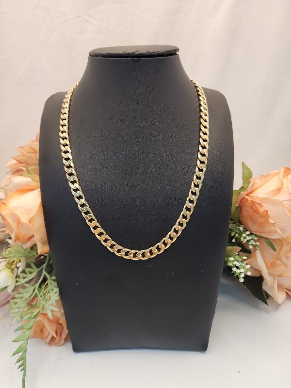 Unisex 10CT Yellow Gold Necklace - IP386457 - Image 3