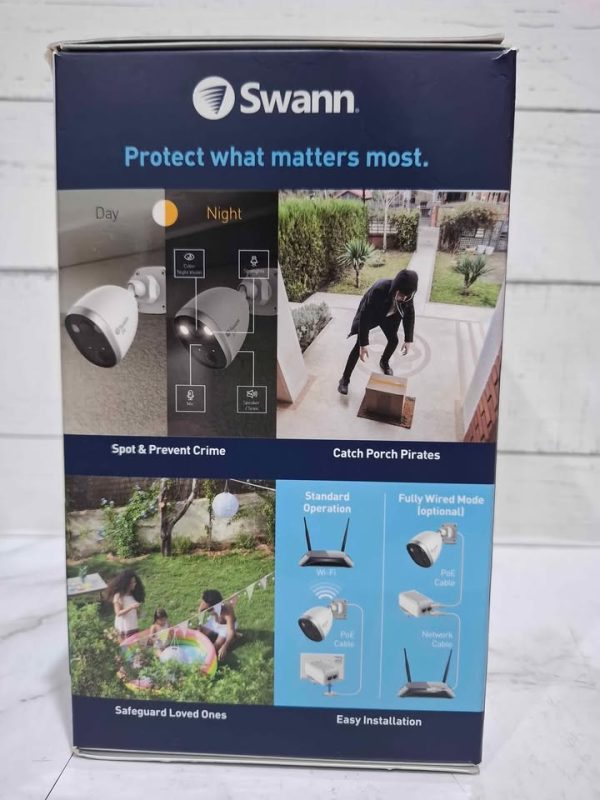 SWANN SPOT LIGHT SECURITY CAMERA TW387958 - Image 13