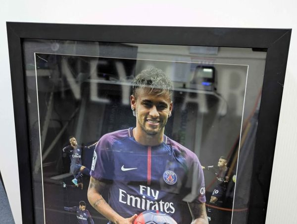Framed Neymar Jr. Autographed Shoe Memorabilia - BP391467 - Image 2