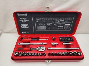 Sidchrome 53PC 1/4" Drive Socket Set Metric/AF - IP391860