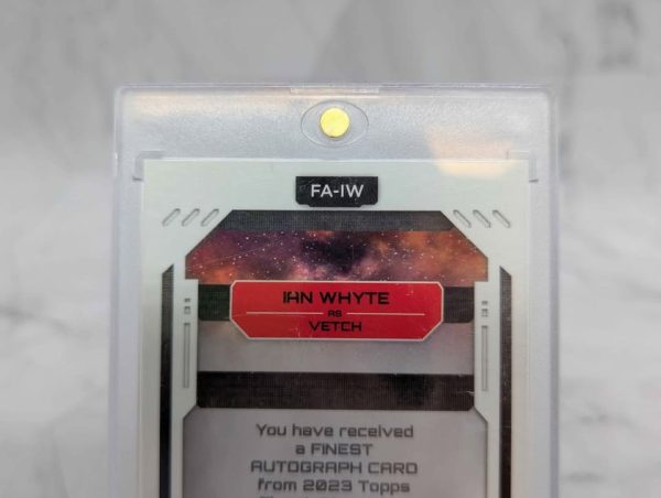 Topps Finest Star Wars Ian Whyte as Vetch Autograph Card (84/99) - BP390993-11 - Image 6