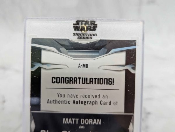 Topps Star Wars Matt Doran as Elan Sleazebaggano Autograph Card - BP390993-5 - Image 6