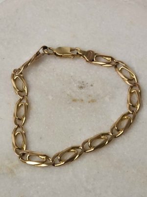 9CT YELLOW GOLD BRACELET #GN370811