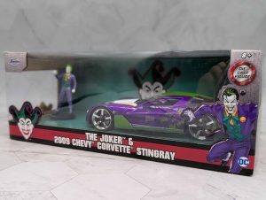 Jada Die-Cast The Joker & 2009 Chevy Corvette Stingray Model Car - BP394173