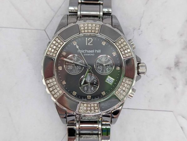 Michael Hill Diamond Chronograph Watch (9433) - BP392917 - Image 2