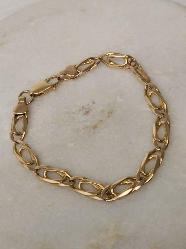9CT YELLOW GOLD BRACELET #GN370811 - Image 10
