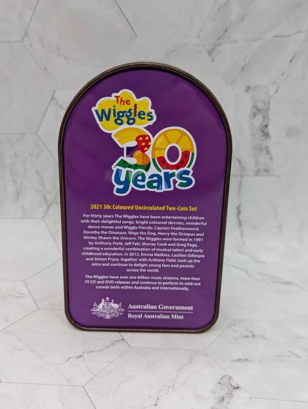 Wiggles 2021 30c 2-Coin Set With Juke Box Case - BP392933 - Image 2