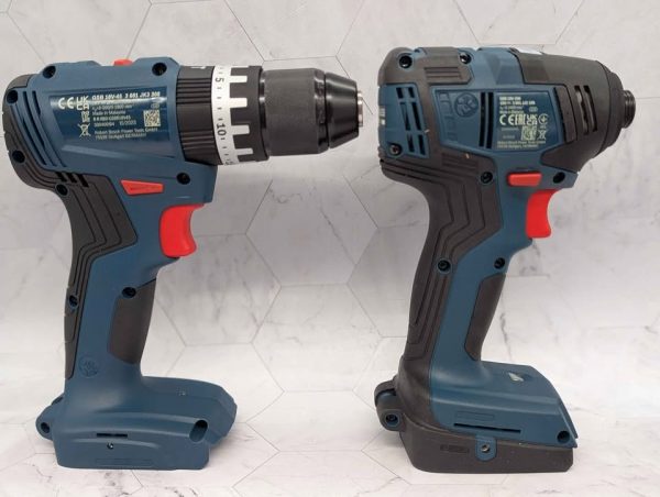 Bosch 18V Drill & Impact Driver Kit w/ 3 x Batteries - BP391280 - Image 4