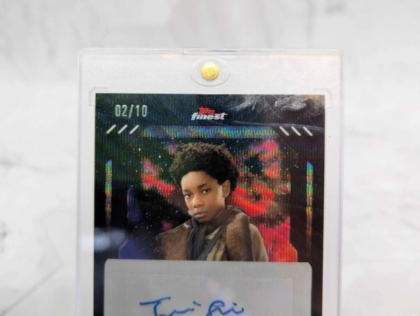 Topps Finest Star Wars Jecobi Swain as Jayco Autograph Card (02/10) - BP390993-3 - Image 3